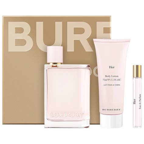 burberry her eau de parfum spray 50ml gift set|where to buy her perfume.